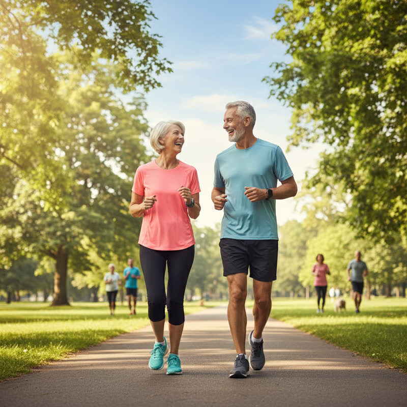 Active couple following longevity program at Long Life Clinic Marbella