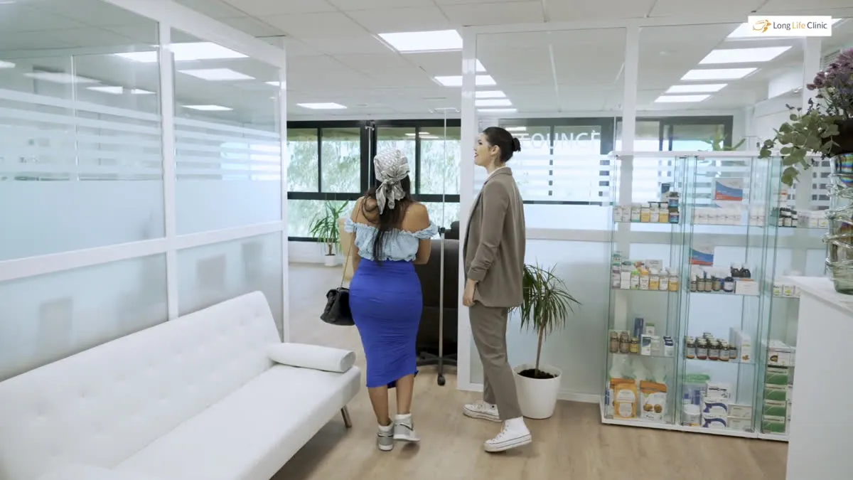 Long Life Clinic reception — welcoming patients